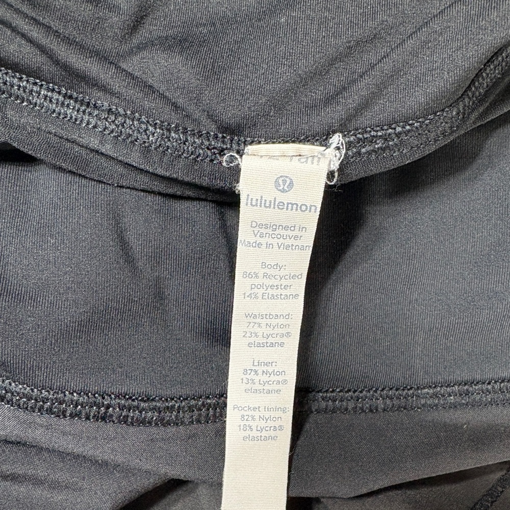 Lululemon Pace Rival Skirt (Tall) *4-way Stretch Black - Picture 10 of 11